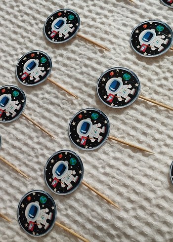 Uzay Temalı doğum günü süsleri - Görsel 2