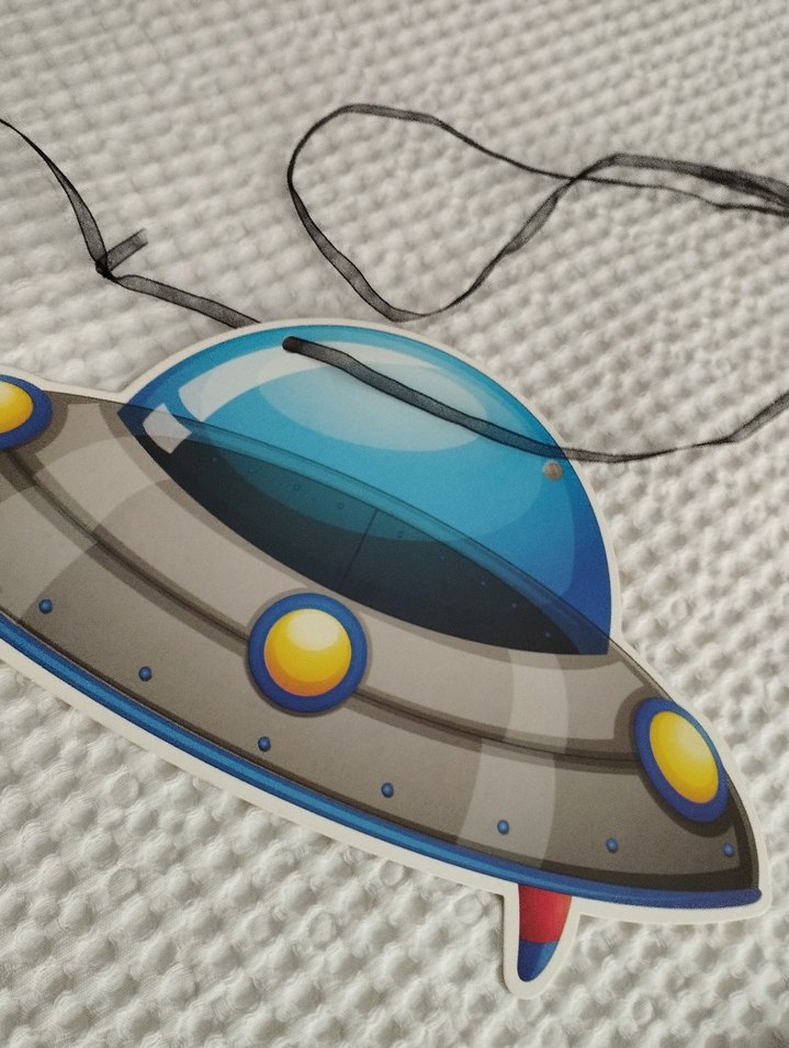 Uzay Temalı doğum günü süsleri - Görsel 4