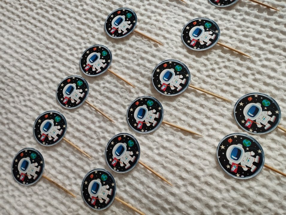 Uzay Temalı doğum günü süsleri - Görsel 2