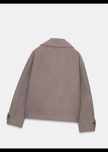 m beden vizon Kadın Kruvaze kaban - Görsel 2