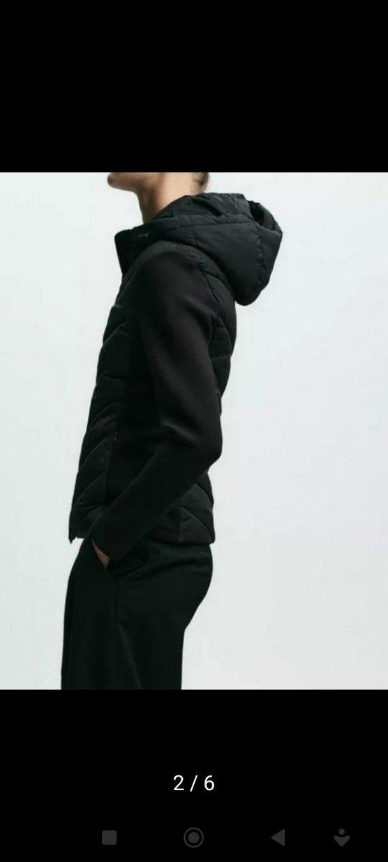 XS beden Kontrast şişme mont - Görsel 2