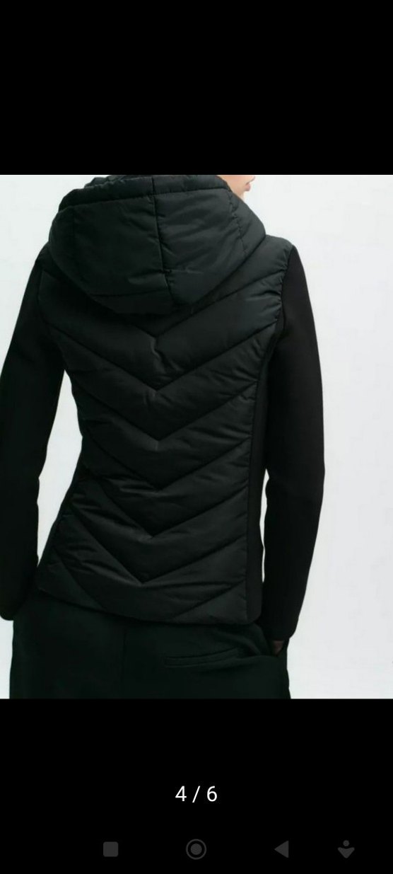 XS beden Kontrast şişme mont - Görsel 4