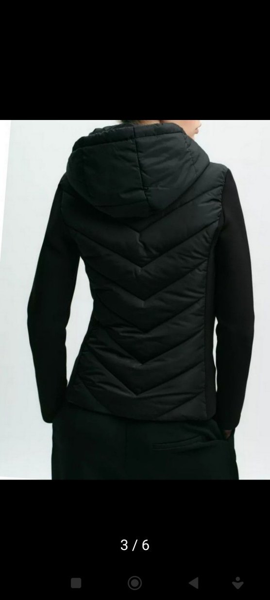 XS beden Kontrast şişme mont - Görsel 3