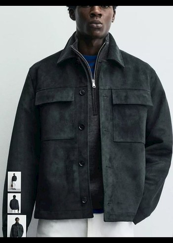 XL erkek süet görünümlü  mont / ceket - Görsel 5