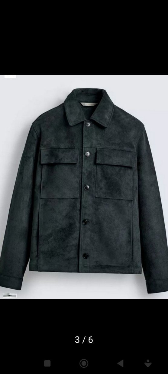 XL erkek süet görünümlü  mont / ceket - Görsel 3