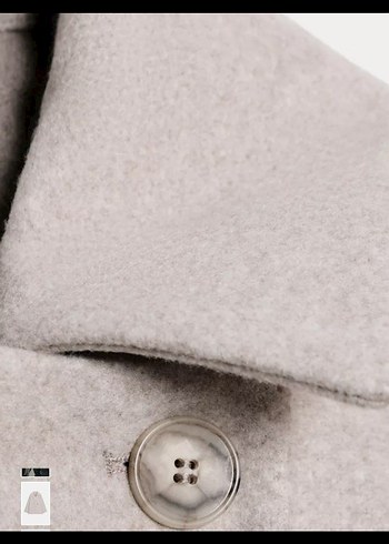 L beden Zara yün kaban - Görsel 6