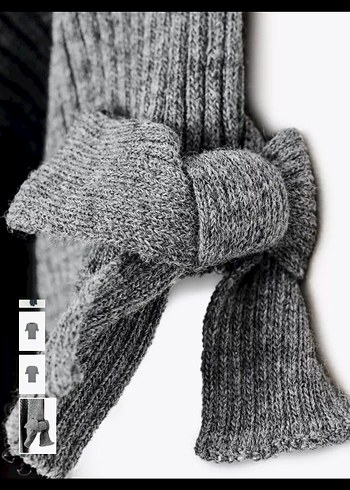 Zara S beden kısa kollu triko kazak - Görsel 7