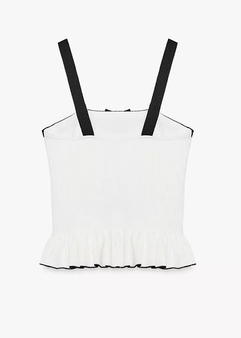 Zara S beden askılı t-shirt - Görsel 5