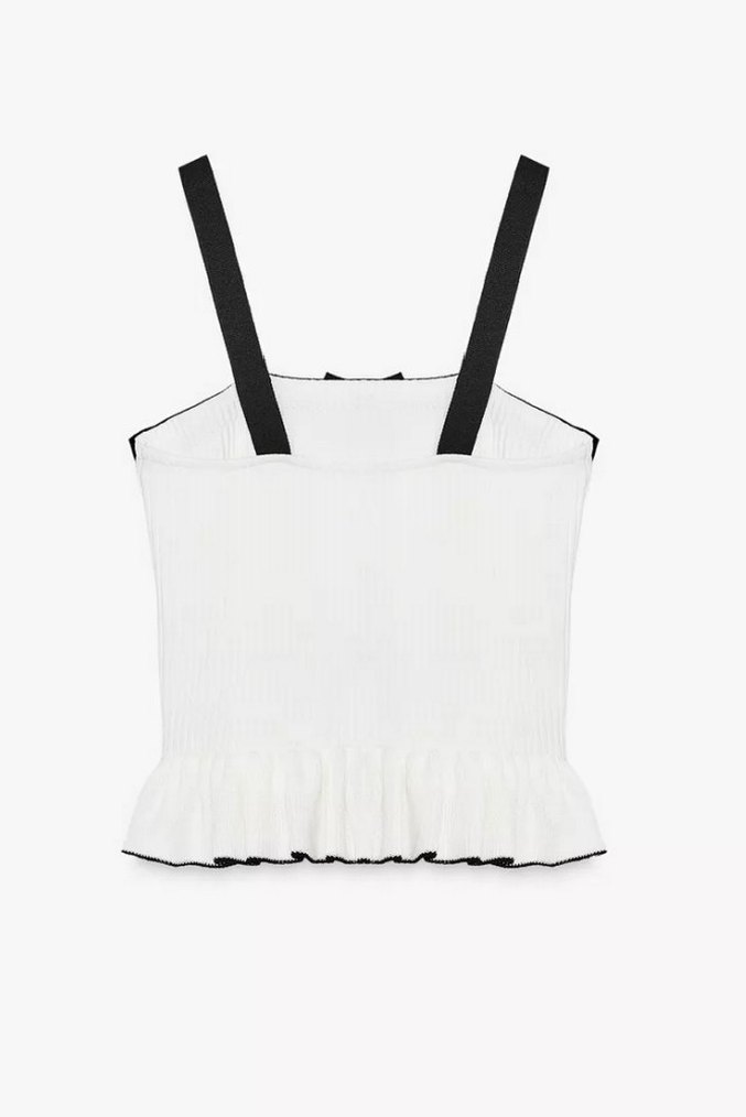 Zara S beden askılı t-shirt - Görsel 5