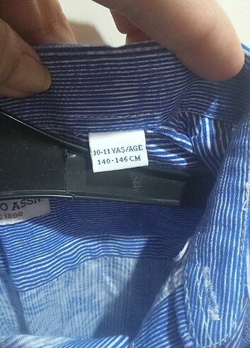 11-12 Yaş Beden Erkek çocuk gömleği us Polo 11 12 yaş