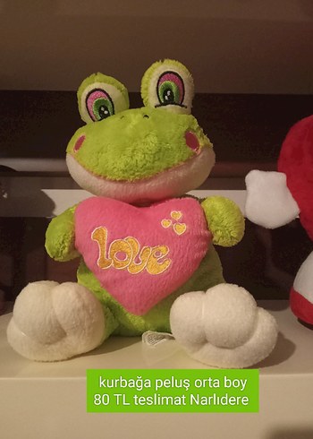 Orta Boy Kurbağa Peluş Oyuncak