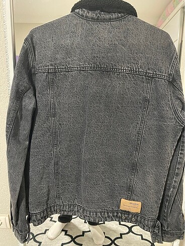 Pull and Bear Kürklü kalın kot ceket