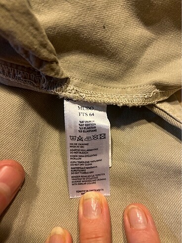 29 Beden ten rengi Renk Mudo Erkek Slim Pantolon