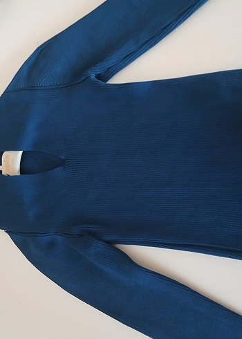 Lacivert kadın kazak Sling kazak - Görsel 7