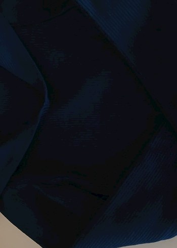 Lacivert kadın kazak Sling kazak - Görsel 4