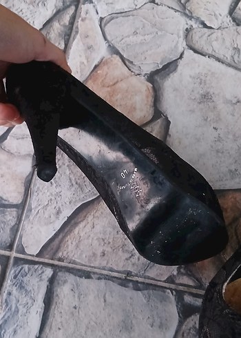 Kahverengi Deri Dolgu Topuklu Kadın Bot - Görsel 8