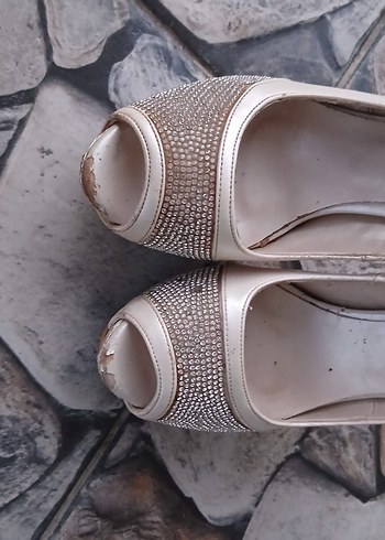 Kahverengi Deri Dolgu Topuklu Kadın Bot - Görsel 17