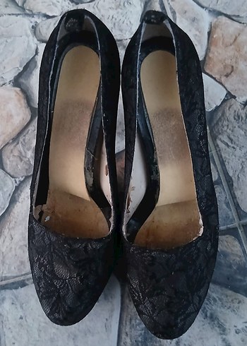 Kahverengi Deri Dolgu Topuklu Kadın Bot - Görsel 16