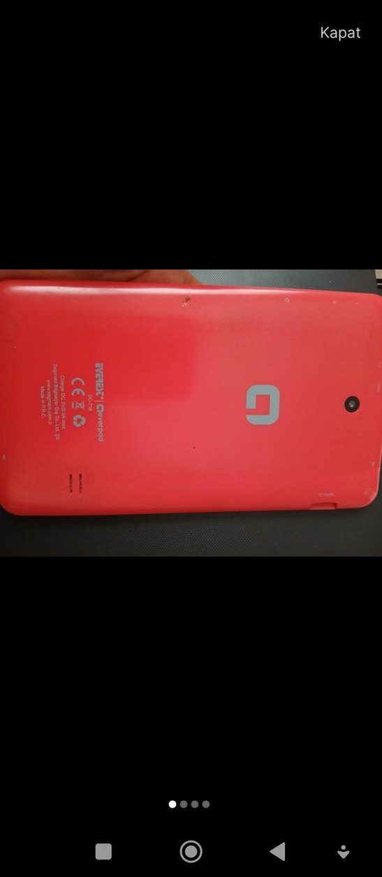 Kırmızı Çerçeveli Tablet - Görsel 2