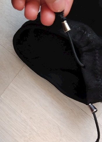 Siyah Süet Tokalı Dizüstü Kadın Çizme - Görsel 6