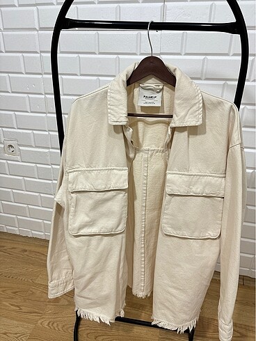 pull&bear denim ceket gömlek