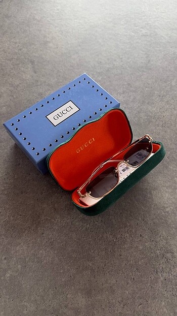 Gucci Gözlük Gold Grey Full Box