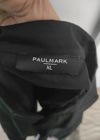 xl Beden Paul Mark Siyah Gömlek