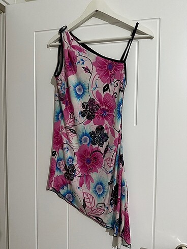 Beyoğlu Butik Pembe çiçekli tunik
