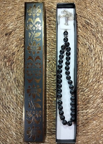 Siyah Erkek Tesbih Boncukları - Görsel 2