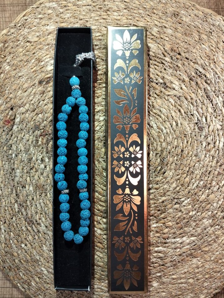 Turkuaz Renkli Bohem Erkek Tesbihi - Görsel 2