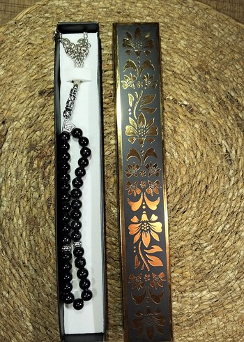 Erkek Siyah Tesbih Bohem Tarz - Görsel 2