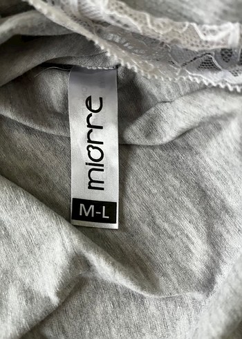 Kadın Gri Dantelli Kolsuz Şort Tulum - Görsel 3