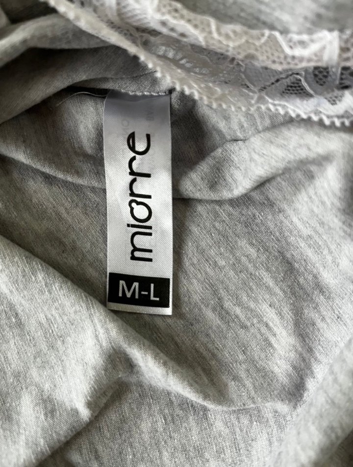 Kadın Gri Dantelli Kolsuz Şort Tulum - Görsel 3