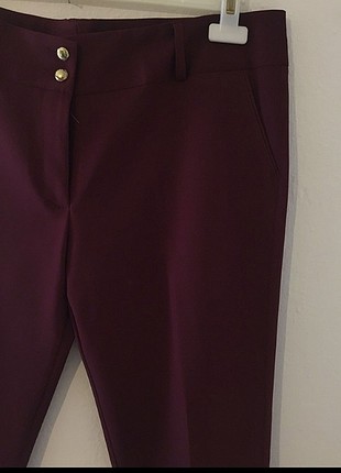 Bordo kumaş pantolon