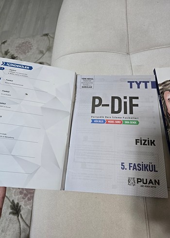 TYT Fizik Soru Bankası ve P-DiF Puan Yayınları