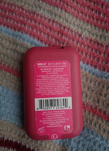  Beden Renk Nyx buttermelt allık