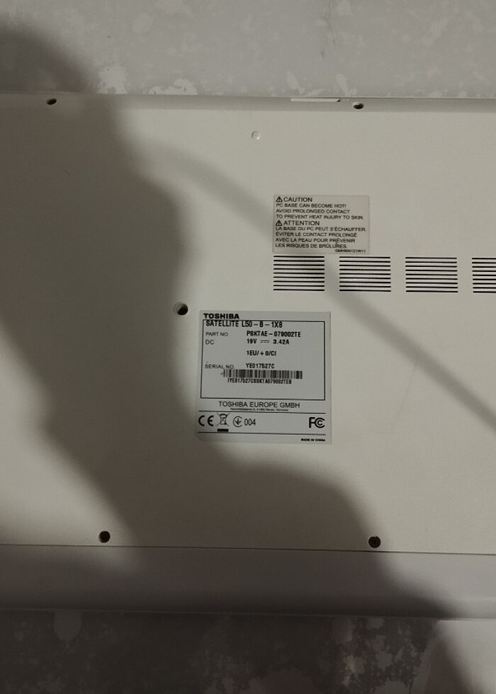 Toshiba laptop(sadece ofiste kullanıldı) - Görsel 3