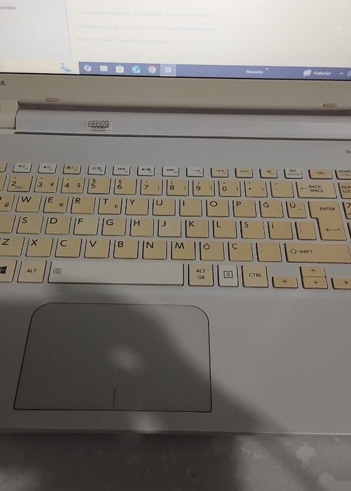 Toshiba laptop(sadece ofiste kullanıldı) - Görsel 5