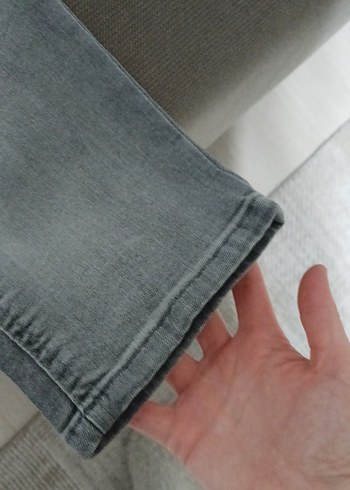 Gri erkekDenim Pantolon - Görsel 3