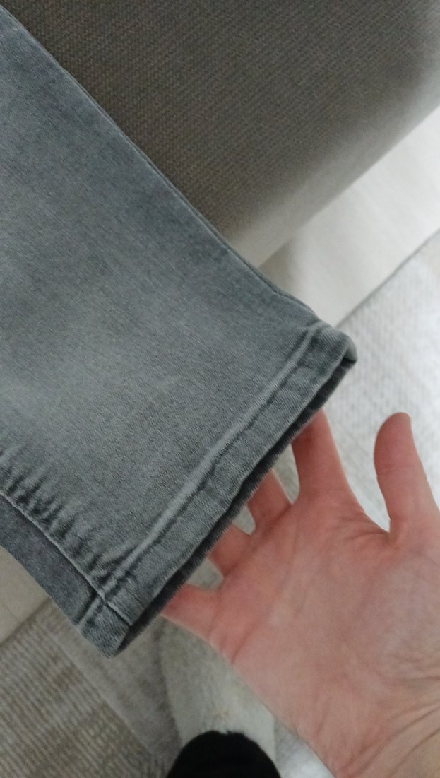 Gri erkekDenim Pantolon - Görsel 3