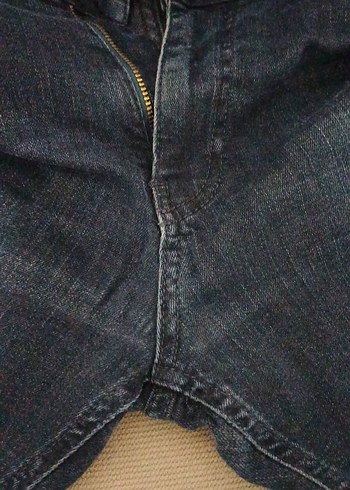 Erkek Lacivert Slim Fit Denim Pantolon - Görsel 4