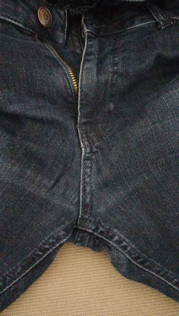 Erkek Lacivert Slim Fit Denim Pantolon - Görsel 4