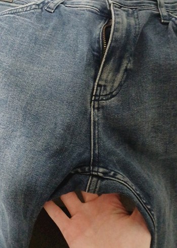 Gri Mavi erkekDenim Jean - Görsel 4