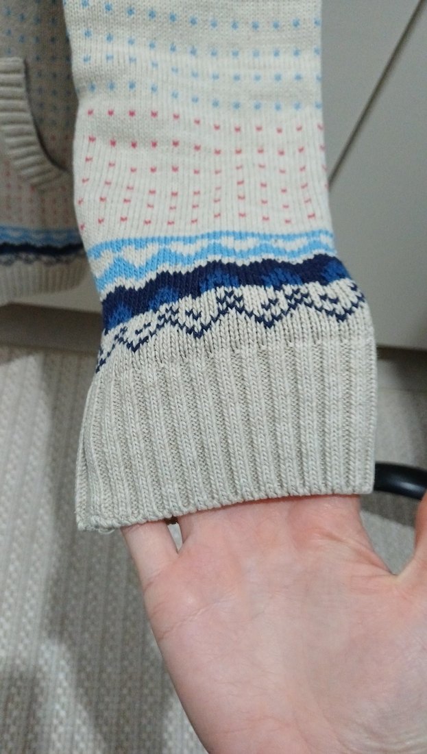 Bohem Tarz Çok Renkli Örgü  Hırka - Görsel 2