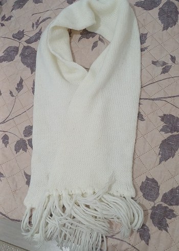 İnci Detaylı Beyaz Kadın Örgü Bere - Görsel 4