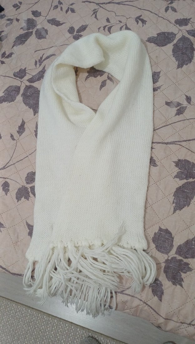 İnci Detaylı Beyaz Kadın Örgü Bere - Görsel 4