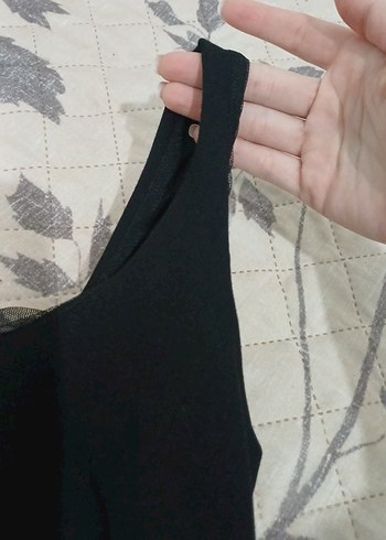 Siyah Straplez Kadın Kalem Elbise - Görsel 3