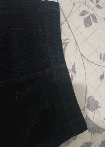 siyah kadın düğmeli etek - Görsel 7