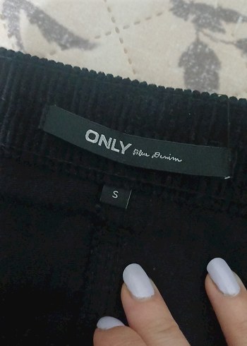 siyah kadın düğmeli etek - Görsel 4