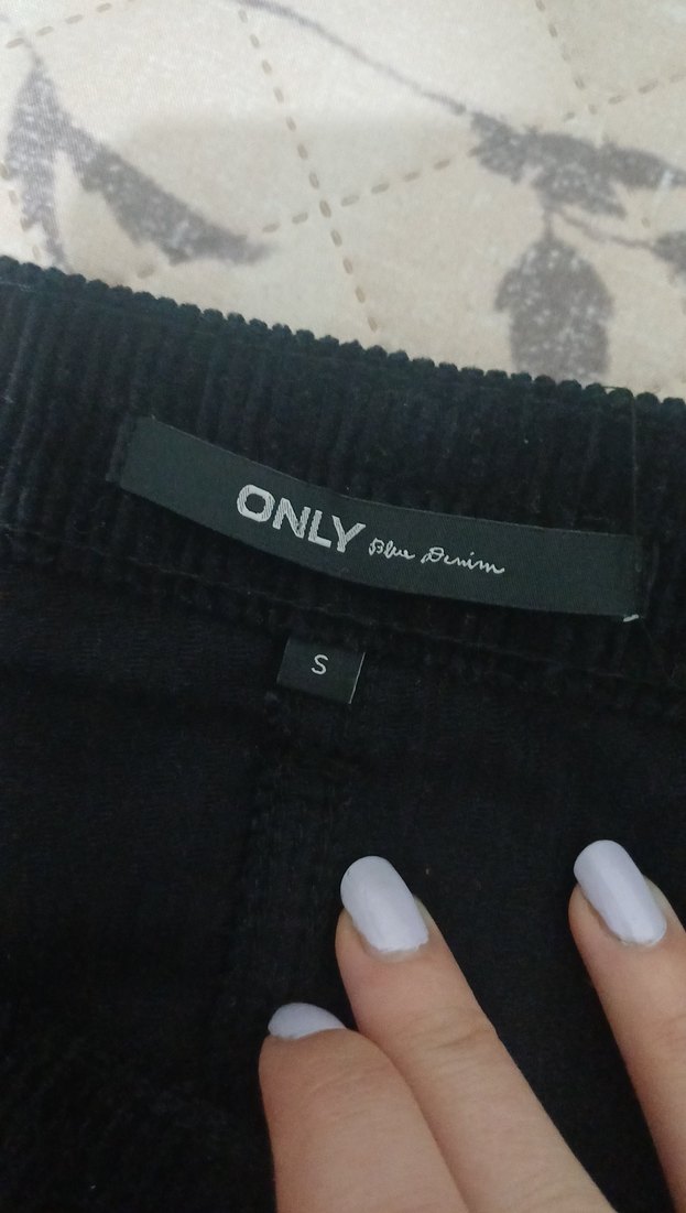 siyah kadın düğmeli etek - Görsel 4